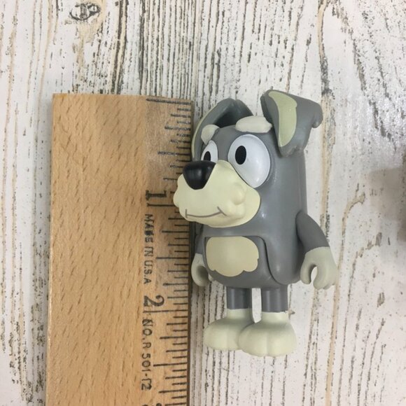 Bluey The Terriers 3 Pack School Friends Jo Dan Adam Figure Triplets Scottish - Picture 13 of 13